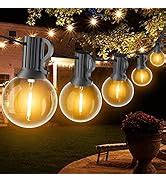 Suwin Outdoor Led Festoon Lights Mains Powered M Ft G Led String