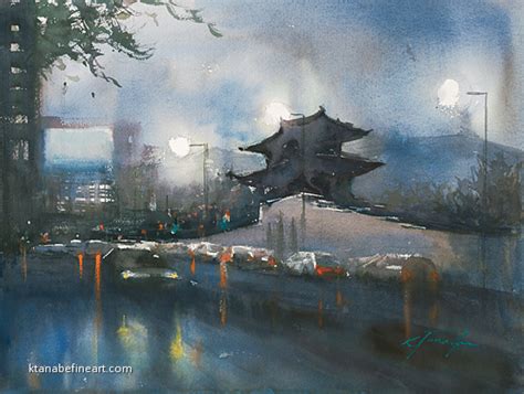 Gwanghwamun, Seoul, Korean Landscape Painting | Keiko Tanabe - Blog