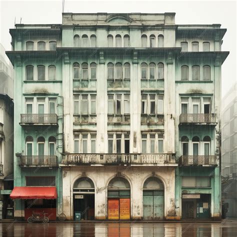 Premium AI Image | Decaying Beauty Captivating Flair of Dilapidated