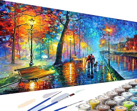 Yalkin Diy Large Paint By Numbers For Adults Beginners 36 W X 16 L