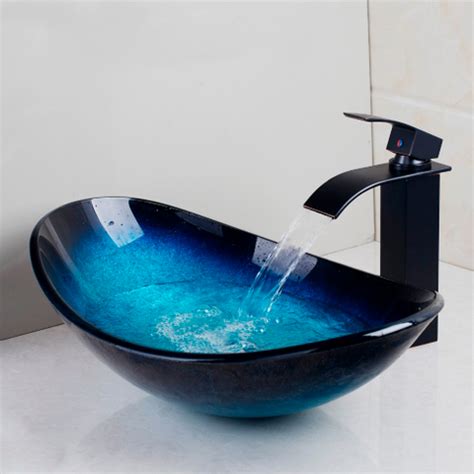 Glass Bathroom Basins / Monza Countertop 310mm Clear Square Glass ...