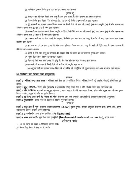 Up Board Syllabus 2023 Class 11 Physics Upmsp Syllabus Download Pdf