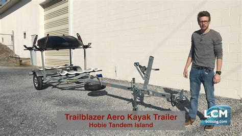 Trailblazer Kayak Trailer Hobie Tandem Island Setup Youtube