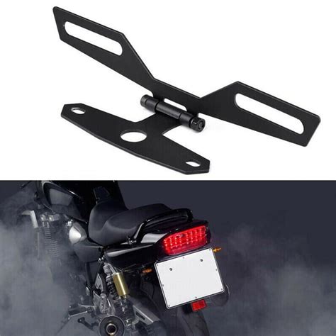 Motorbike Mudguard Eliminator License Number Plate Bracket Holder Mount