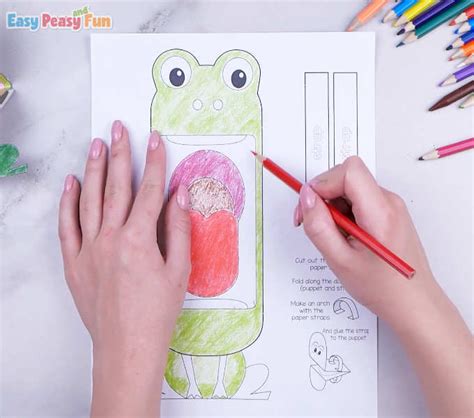 Printable frog puppet – Artofit