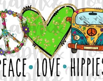 Peace Love Ice Cream PNG Hand Drawn Sublimation Design Etsy