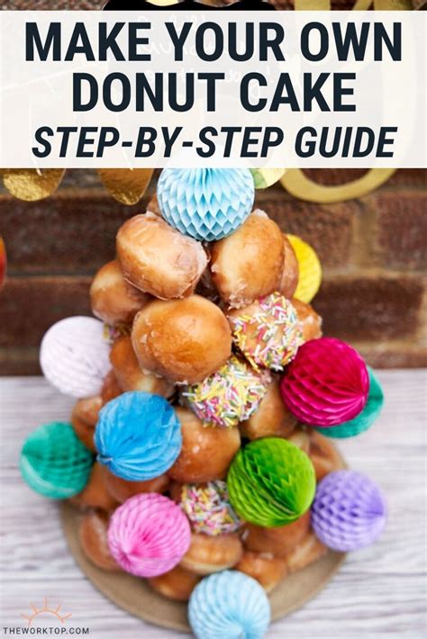 Donut Tree How To Make A Donut Cake Tower The Worktop Recipe