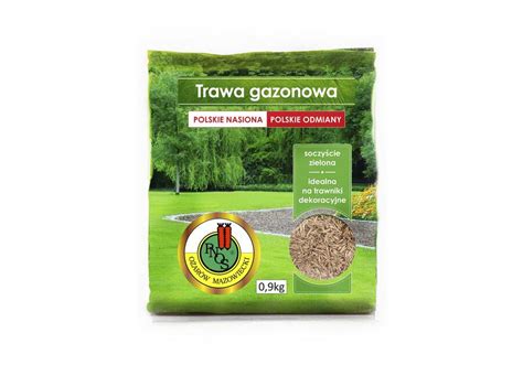 Mieszanka Traw Gazonowych Gazonowa 900 G PNOS PNOS Nasiona Traw