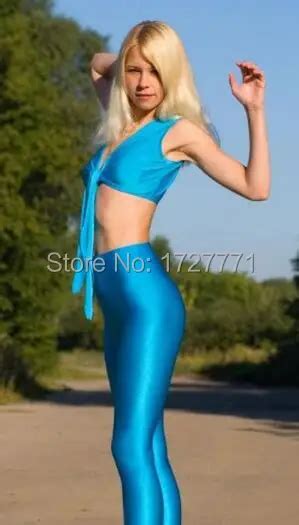 Ls51 Shiny Lycra Spandex Opaque Tights Unisex Original Fetish Zentai