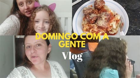 vlog domingo inteiro comigo e Alice fiz almôndegas macarrão pela