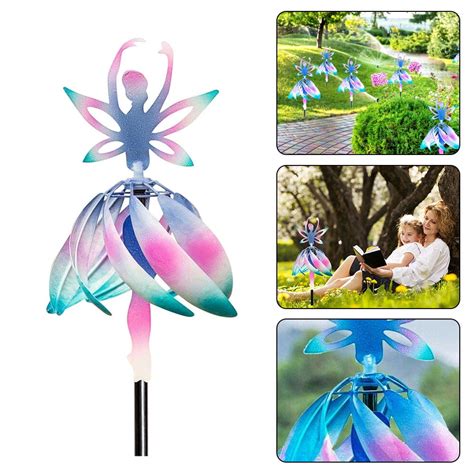 Willstar 105321pcs Fairy Ballerina Wind Spinner Whimsical Creative