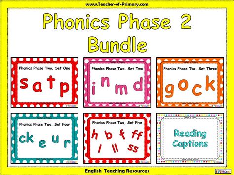 Phonics Phase 2 Bundle Teaching Resources