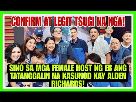 Alden Richard Maine Female Host Ng Eb Tsutsugiin Na Sa Show Legit Nga