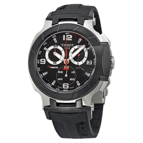 Tissot T Race Black Dial Mens Watch T0484172705700 T Race T Sport Tissot Watches