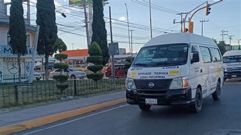 Reanudan El Servicio De Transporte Colectivo En Tizayuca