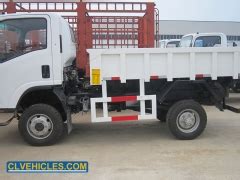 Camion à benne basculante de transport d ordures isuzu 600p 8000kg