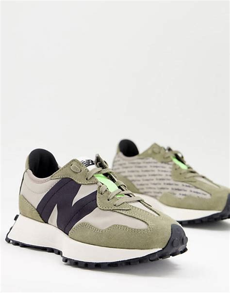 New Balance 327 Trainers In Olive Asos