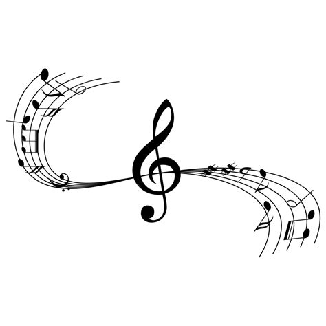 Music Note Vector Hd PNG Images, Wave Music Note Silhouette, Wave Drawing, Note Drawing ...