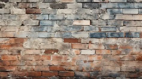 Weathered Textured Background Of An Ancient Brick Wall Corner Stone