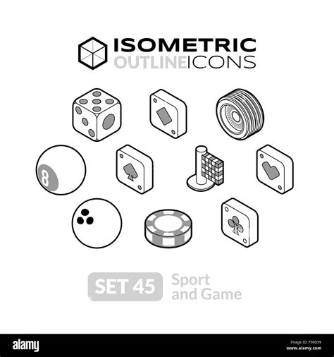 Isometric Outline Set Hi Res Stock Photography And Images Alamy