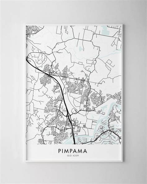 Gold Coast – Pimpama Map Print - Chelsea Chelsea