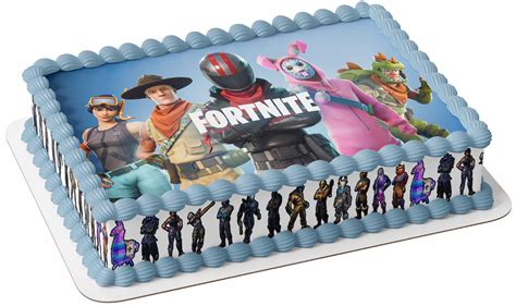 Zestaw Op Atek Na Tort Fortnite Postacie Du Y Wyb R Gratis