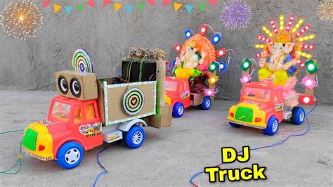 Mini DJ Truck At Home Ganesh Puja Visarjan At Home DJ Light DJ Big