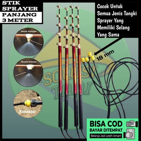 Jual Stik Sprayer Panjang Stik Panjang Untuk Tangki Elektrik Ukuran