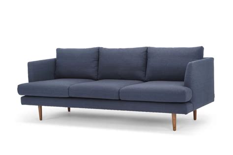 Reanna Polyester Blend Recessed Arm Sofa Allmodern Chic Sofa