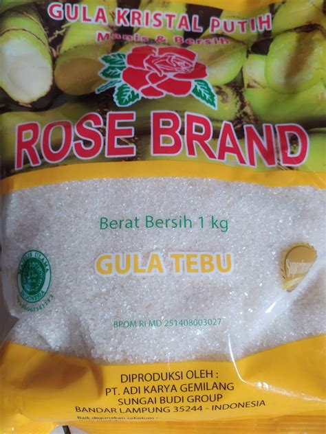 Gula Pasir Rose Brand Kuning 1kg Lazada Indonesia