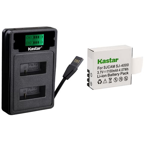 Kastar Battery LZD2 USB Charger For SJCAM SJ4000B SJCAM M10 SJCAM