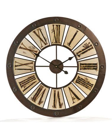 Metal Roman Numeral Round Wall Clock | Round wall clocks, Wall clock, Clock