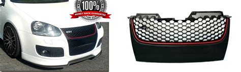 Grila Fagure VW GOLF 5 GTI Fara Emblema Negru Rosu 144093