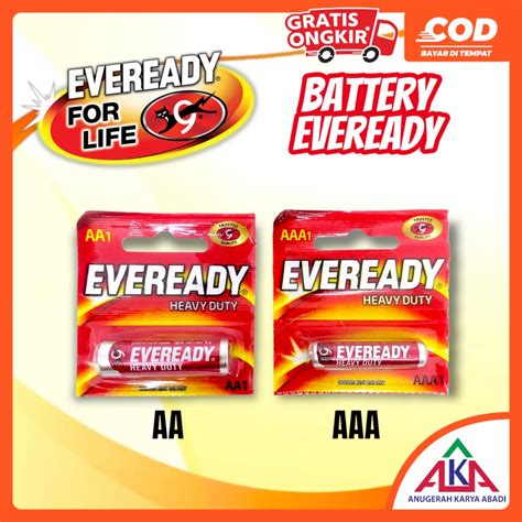 Jual BATERAI BATTERY EVEREADY AAA A3 AA A2 1 5V SNI Shopee Indonesia