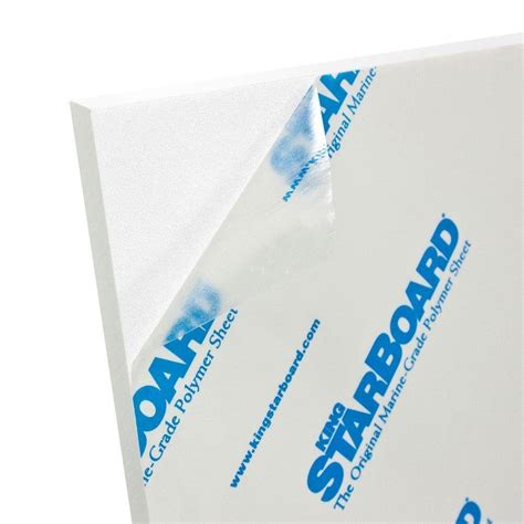 1 4 White Marine Board HDPE Polyethylene Plastic Sheet 250 Starboard