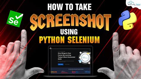 Selenium Python Tutorial How To Take Screenshots In Selenium