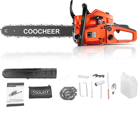 Amazon Coocheer Cc Gas Powered Chain Saws Inch Hp Stroke