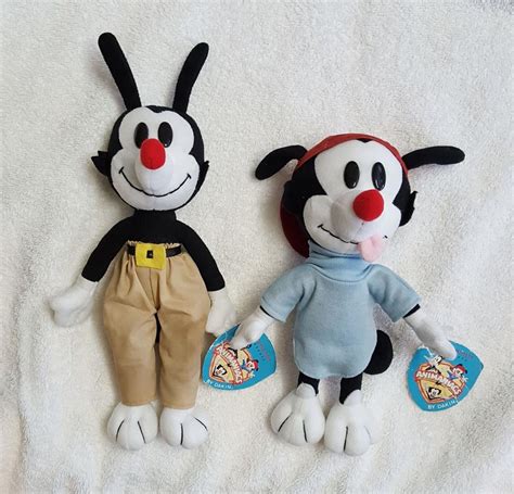 Animaniacs: Yakko & Wakko Warner Plush Dolls by DAKIN | #1814855537