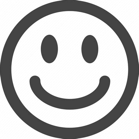 Emoticon Emotion Face Happy Simple Shape Smile Icon Download On