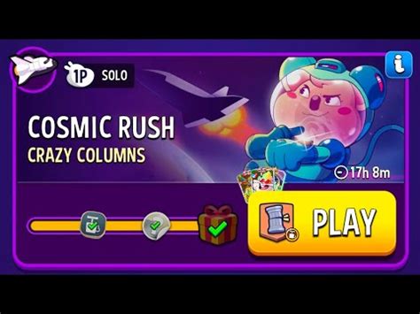 Solo Challenge Cosmic Rush Crazy Columns Blow Em Up Score