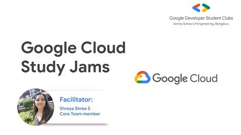 Google Cloud Study Jams Session Introducing Google Cloud Study