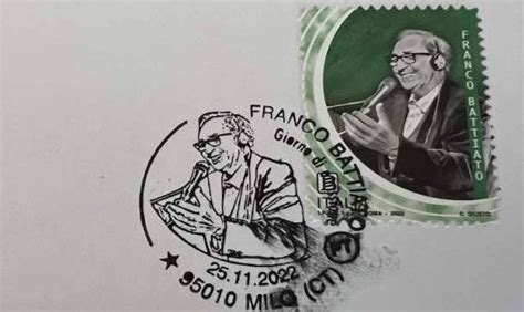 Il Mito Di Franco Battiato Celebrato Da Un Annullo Filatelico