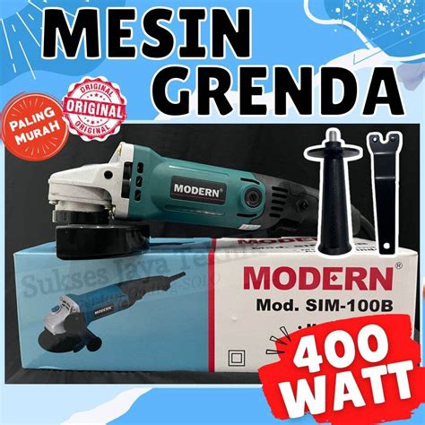 Mesin Gerinda Grinda Modern Sim 100b Free Bubble Wrap Sim 100 Lazada