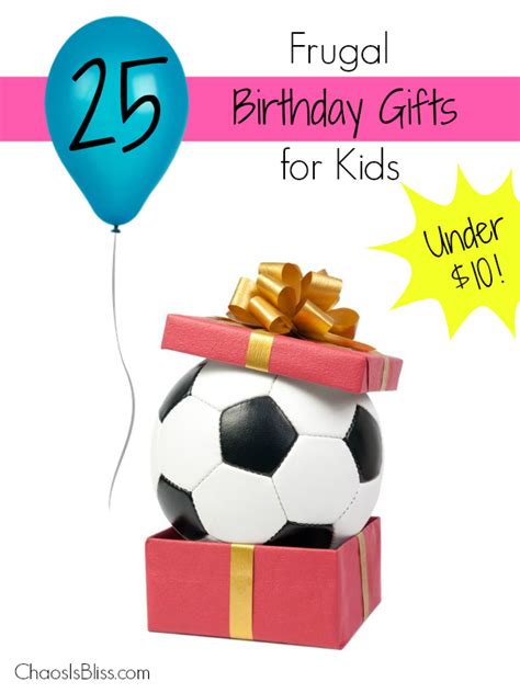 $10 Budget | Frugal Birthday Gifts for Kids