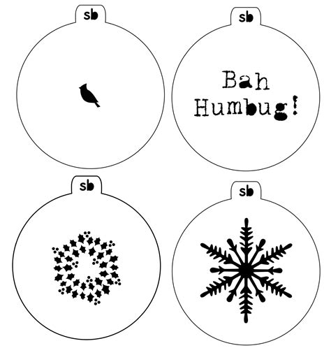 Christmas Stencil Printable