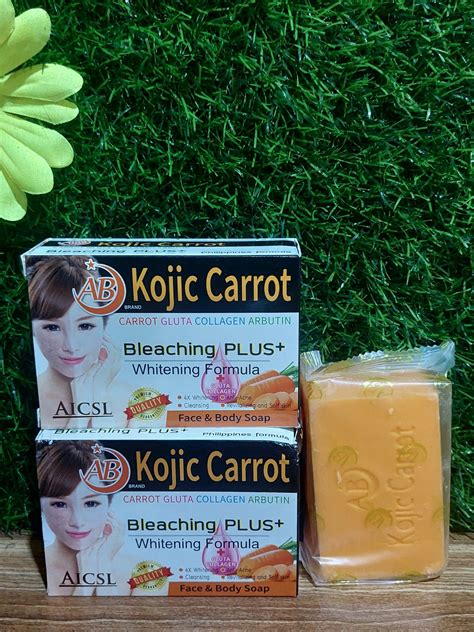 Kojic Carrot Bleaching Soap G Kirasecret Skincare