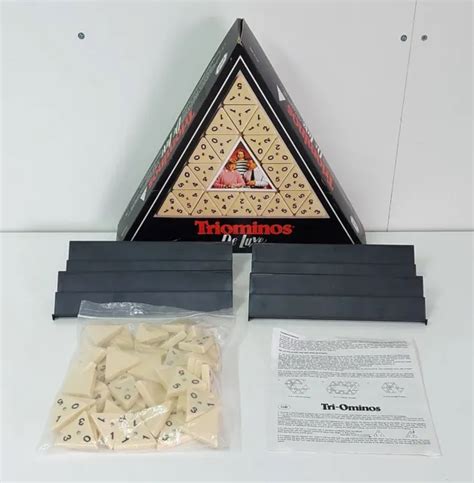 Vintage Triominos Deluxe By Goliath Games Complete With Instructions