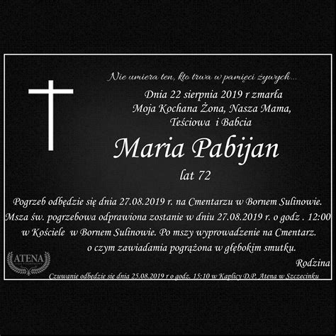 Maria Pabijan Dom Pogrzebowy ATENA