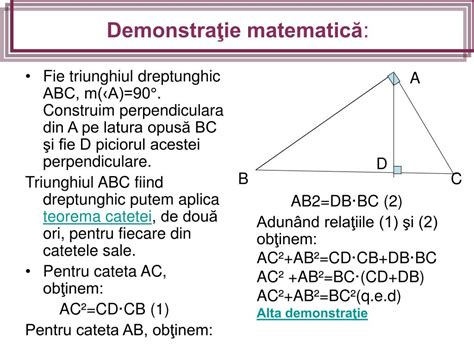 Ppt Teorema Lui Pitagora Powerpoint Presentation Free Download Id4935457