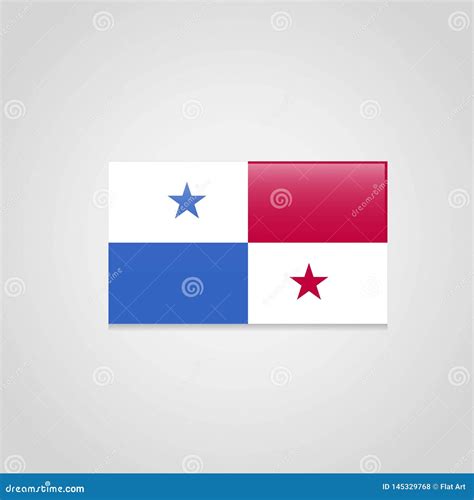 Vector De La Bandera De Panam Ilustraci N Del Vector Ilustraci N De